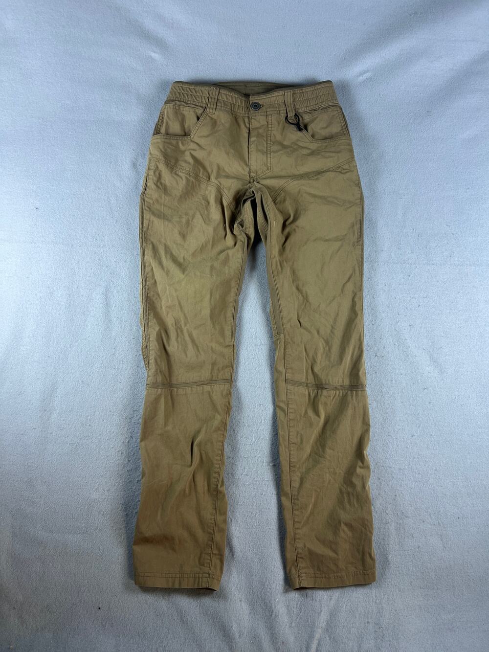 Kuhl Free Radikl Pants Mens 28x32 Tan Slim Exoskeleton Tactical Hiking Outdoor